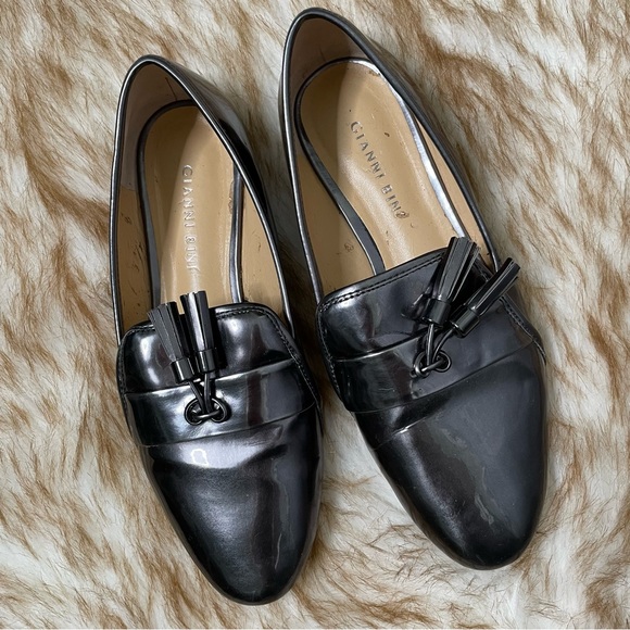 Gianni Bini pewter metallic loafers - Picture 7 of 8